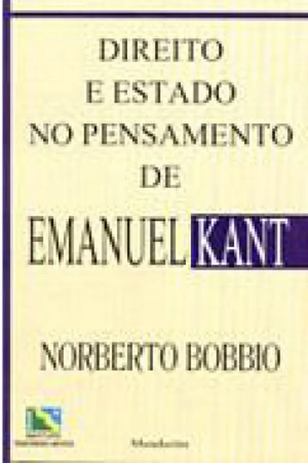 Capa de Direito e Estado no Pensamento de Emanuel Kant