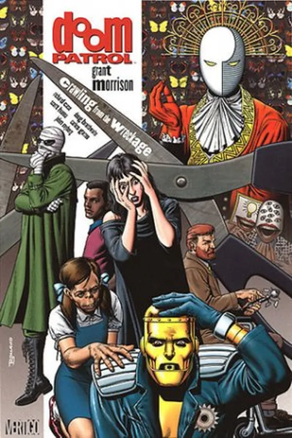 Capa de Doom Patrol Vol. 1: Crawling From the Wreckage
