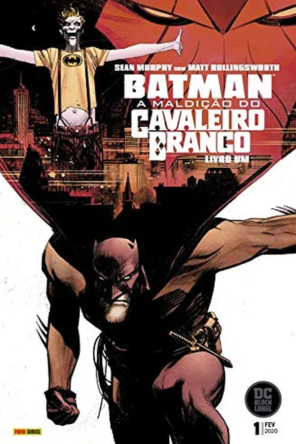 Capa de Batman: A Maldição do Cavaleiro Branco #1