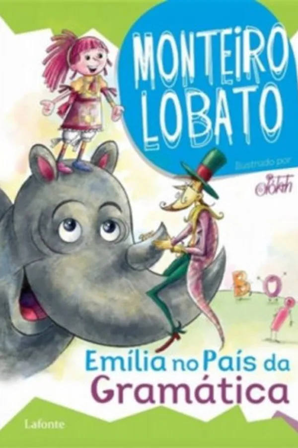 Capa de Emília no País da Gramática