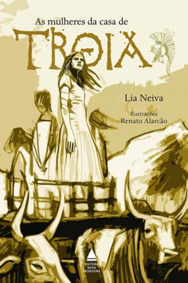 Capa de As mulheres da casa de Tróia