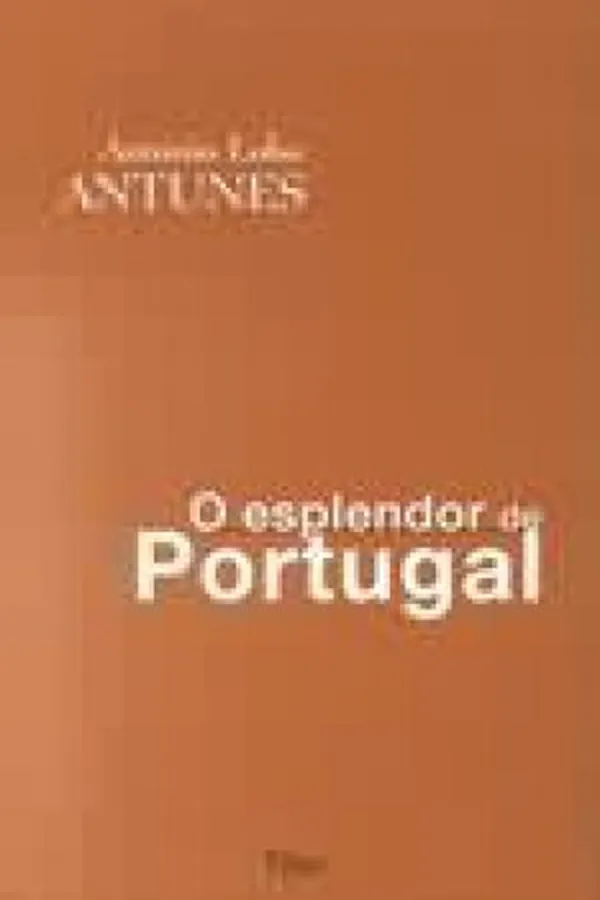 Capa de O esplendor de Portugal