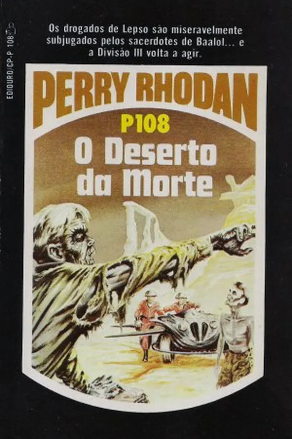 Capa de O Deserto da Morte