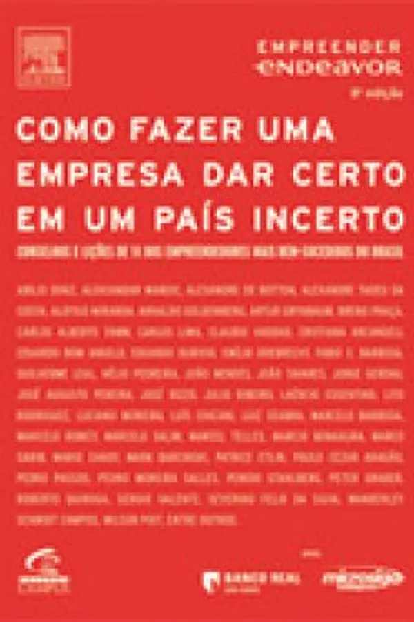 Capa de Como fazer uma empresa dar certo em um país incerto
