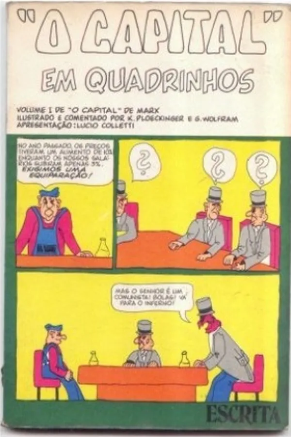 Capa de "O Capital" em quadrinhos