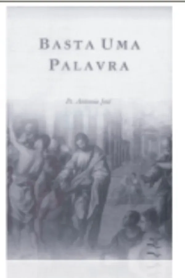 Capa de Basta uma Palavra