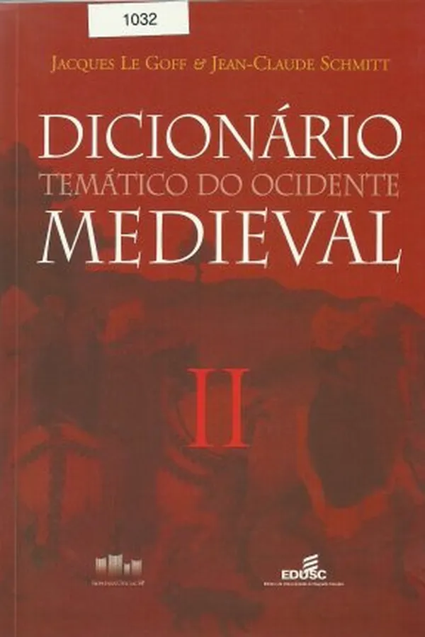 Capa de Dicionário temático do ocidente medieval