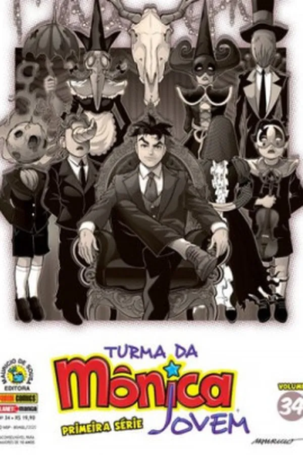 Cover of Turma da Mônica Jovem - Primeira Série - Volume 34