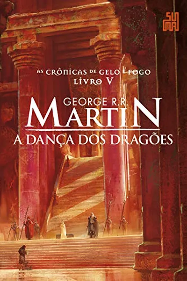 Capa de A dança dos dragões (As Crônicas de Gelo e Fogo Livro 5)