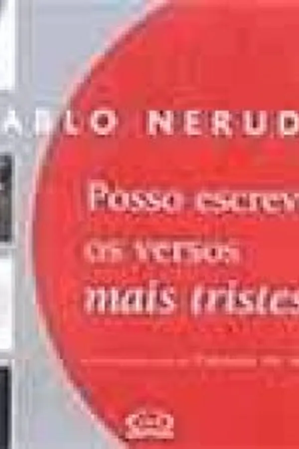Capa de Posso escrever os versos mais tristes