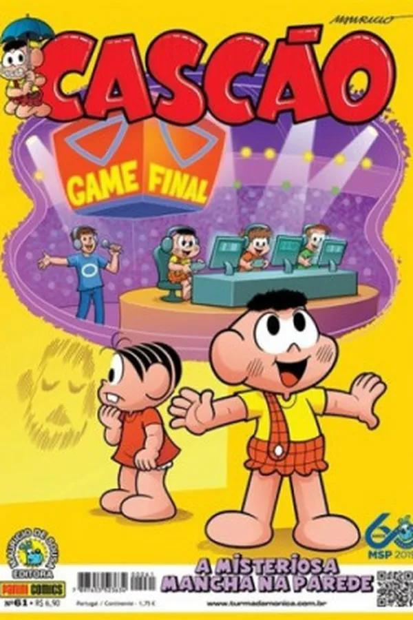 Capa de Cascão - nº 61 - A Misteriosa Mancha na Parede