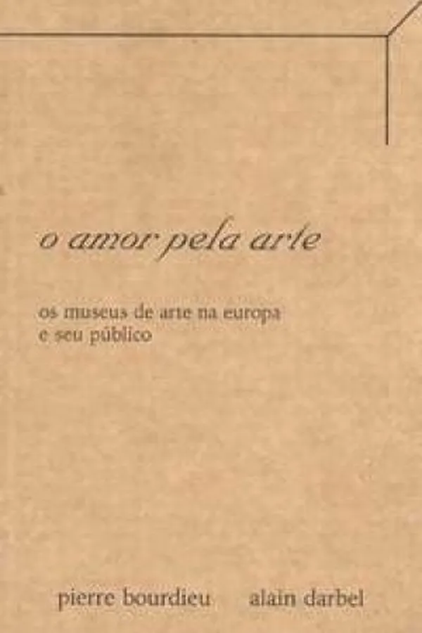 Capa de O amor pela arte