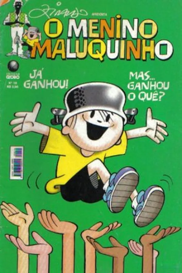 Capa de O menino mauquinho
