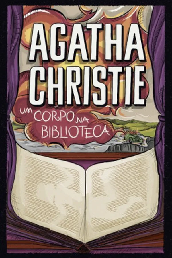 Capa de Um corpo na biblioteca