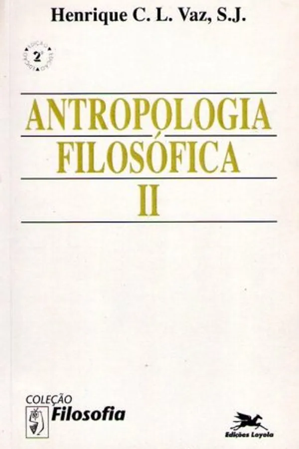 Capa de Antropologia Filosófica Volume II