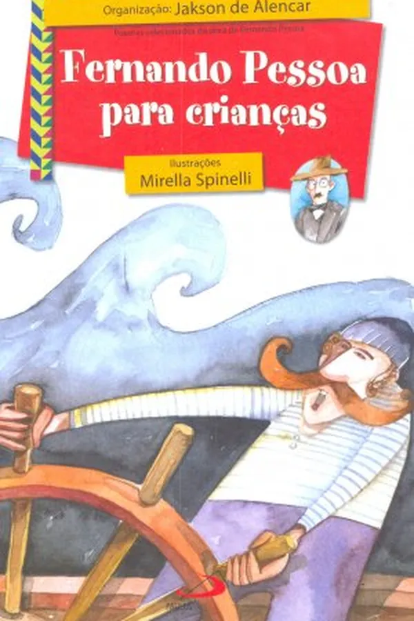 Capa de Fernando Pessoa para crianças
