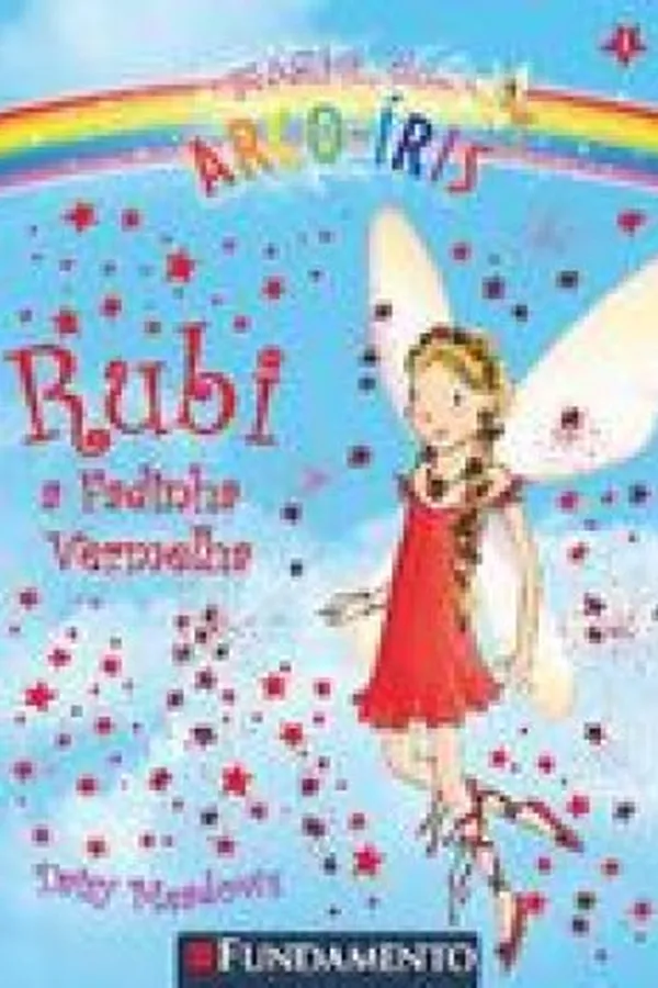 Capa de Magia do Arco-Íris RUBI A FADINHA VERMELHA