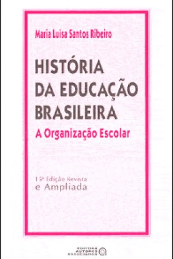Capa de História da Educação Brasileira