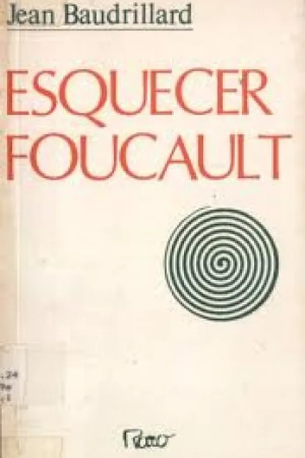 Capa de Esquecer Foucault