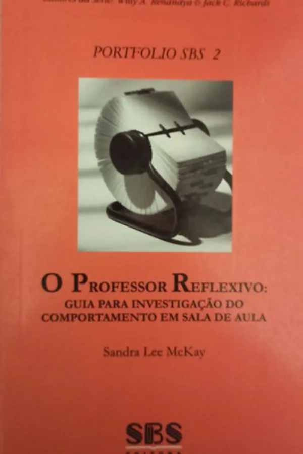 Capa de O professor reflexivo