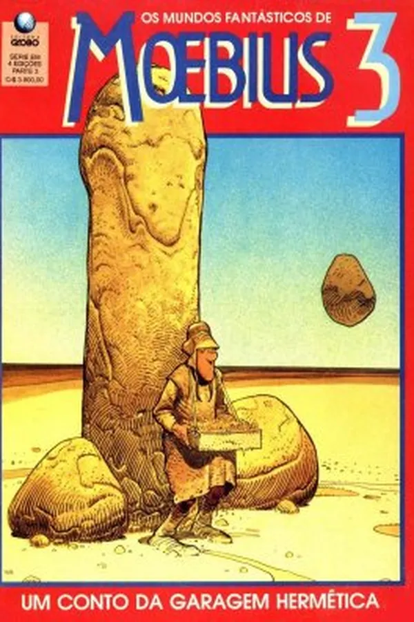 Cover of Os Mundos Fantásticos de Moebius, Vol. 3