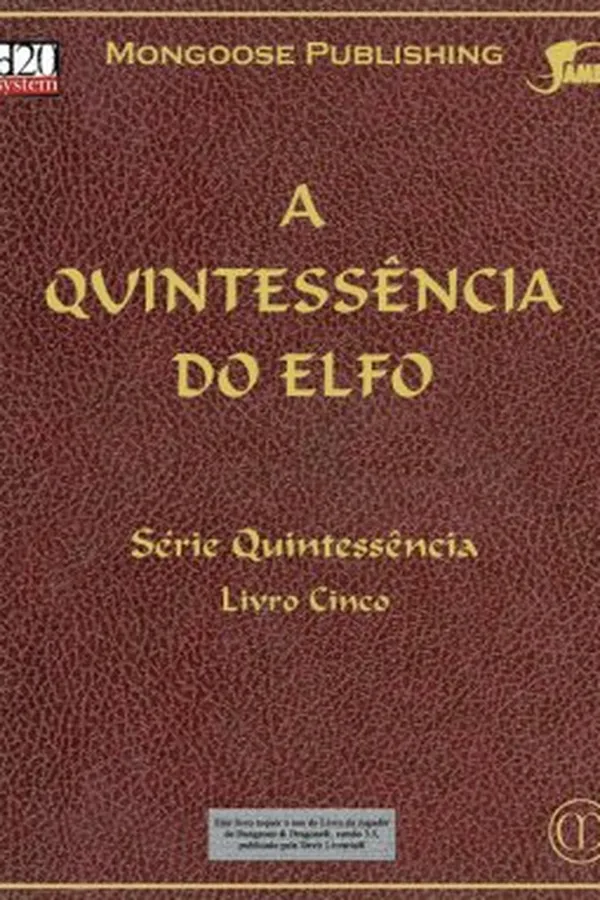 Capa de A Quintessência do Elfo