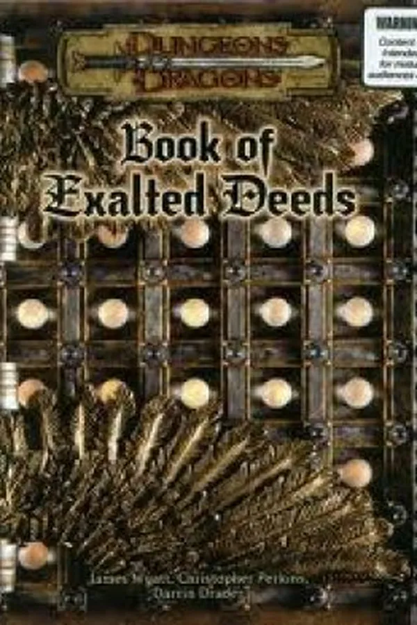 Capa de Book of Exalted Deeds