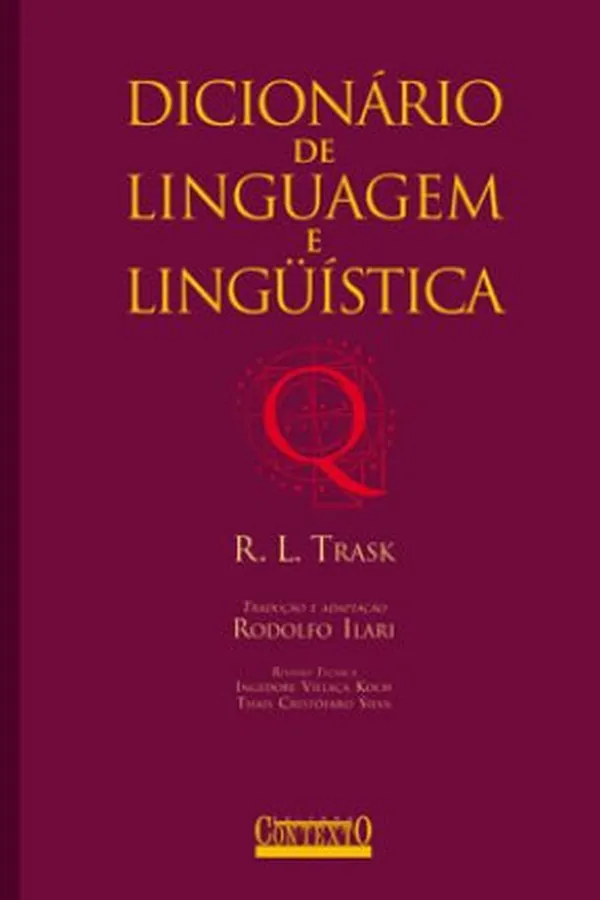 Capa de Dicionário de Linguagem e Linguística