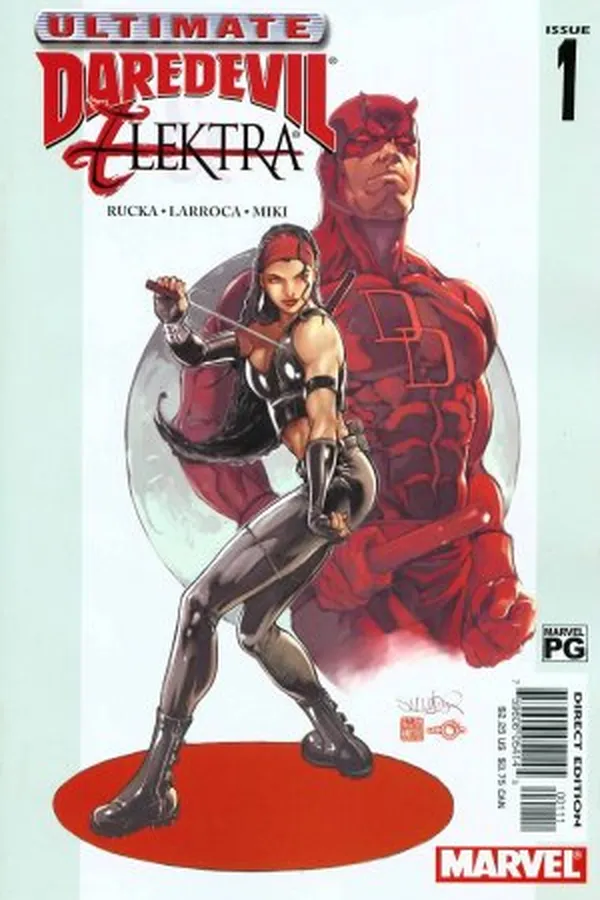 Capa de Ultimate Daredevil & Elektra