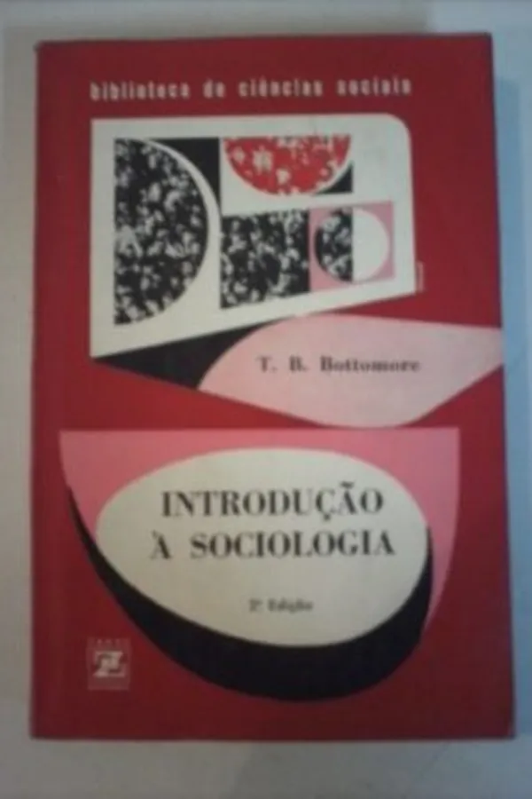 Capa de Introdução à Sociologia