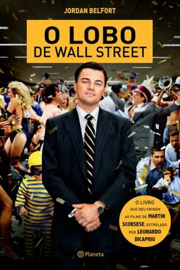 Capa de O Lobo de Wall Street