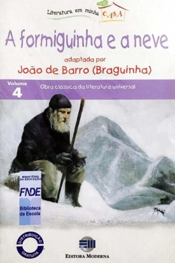 Capa de A formiguinha e a neve