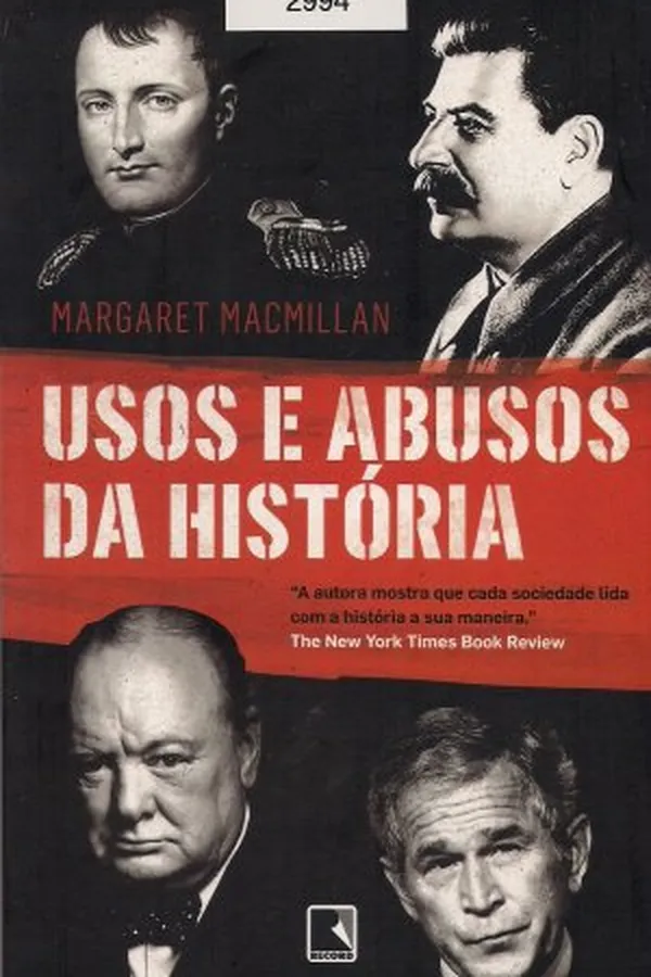Capa de Usos e abusos da história