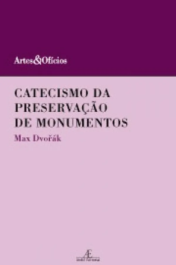 Capa de Catecismo da preservação de monumentos
