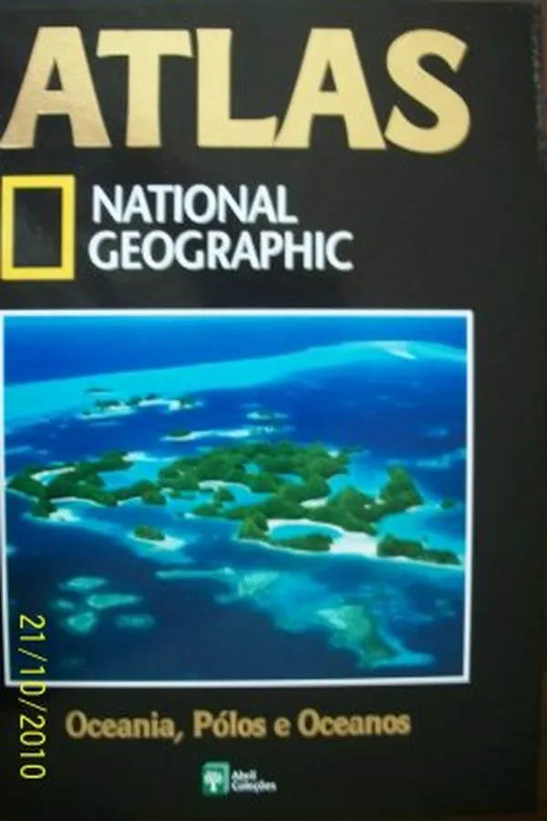 Capa de Atlas National Geographic: Oceania, Pólos e Oceanos