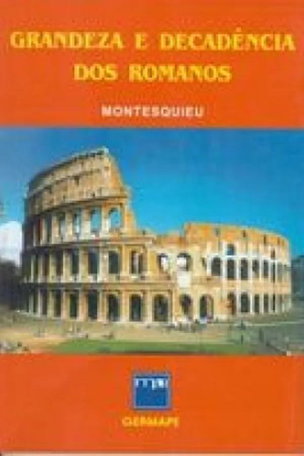 Capa de Grandeza e Decadência dos Romanos