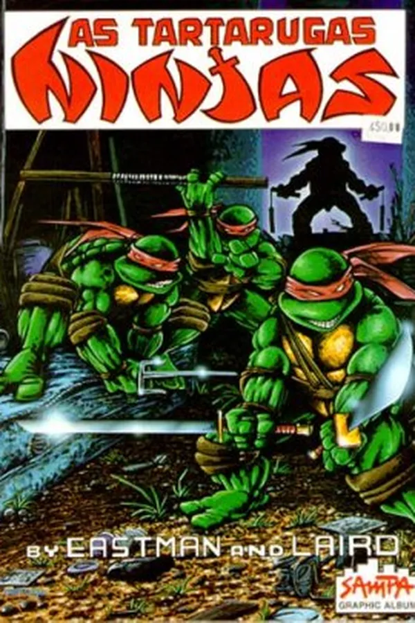 Capa de As Tartarugas Ninjas