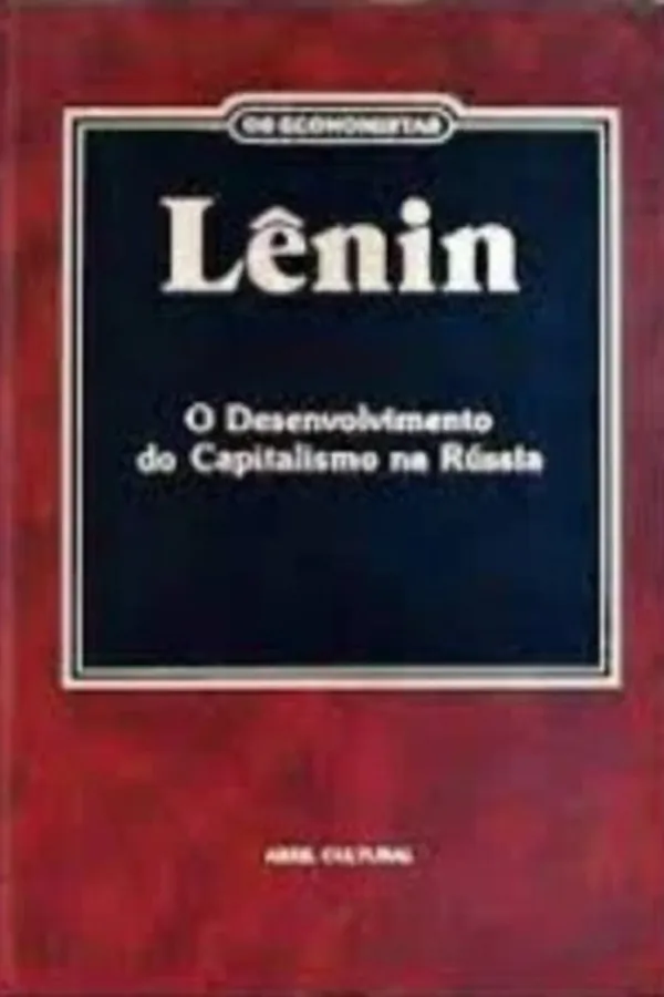 Capa de O Desenvolvimento do Capitalismo na Rússia