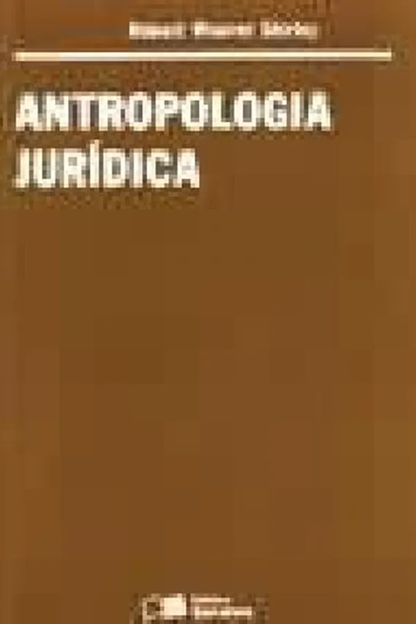 Capa de Antropologia Jurídica