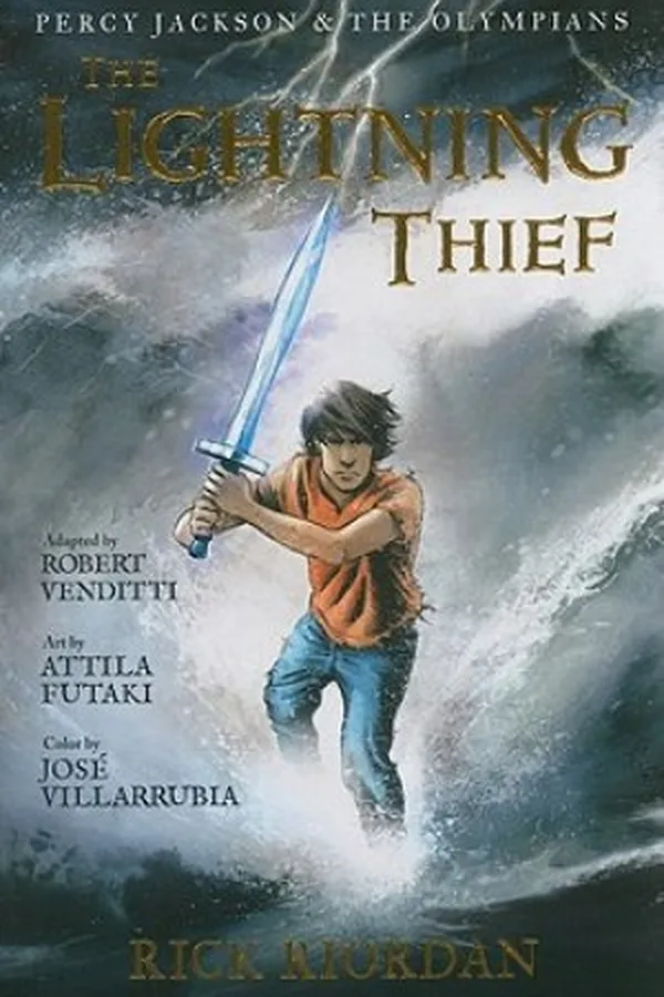 Capa de The Lightning Thief: The Graphic Novel