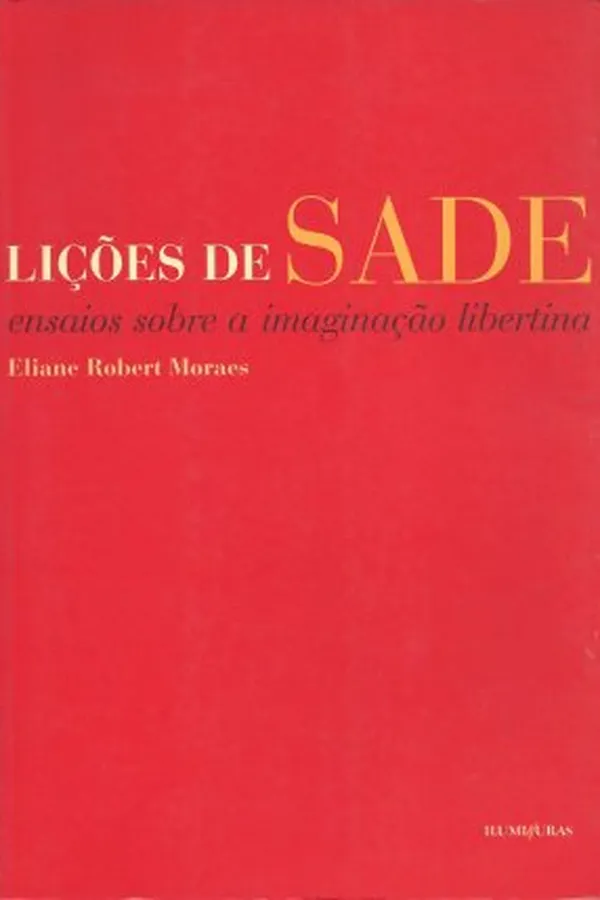 Capa de Lições de Sade