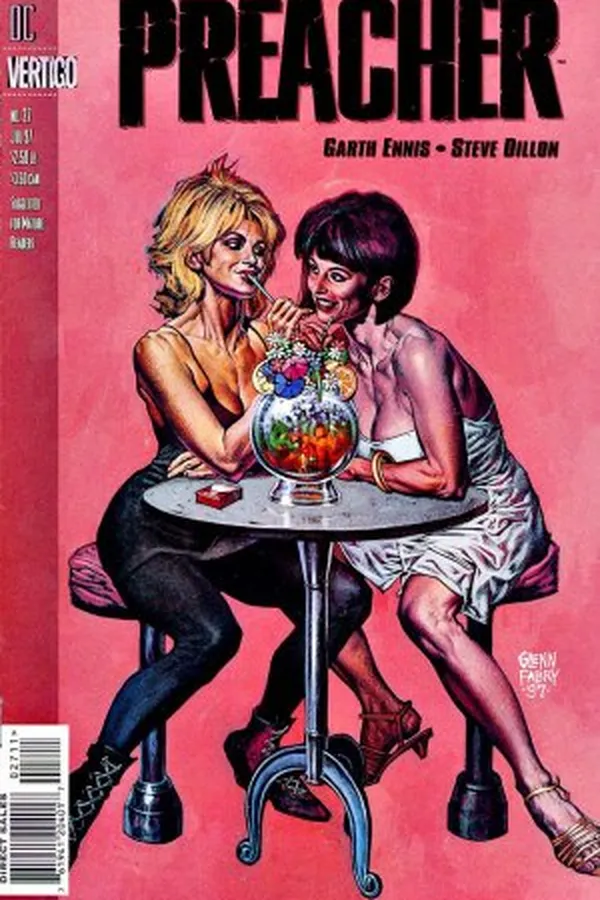 Capa de Preacher #27 - Mulheres Armadas