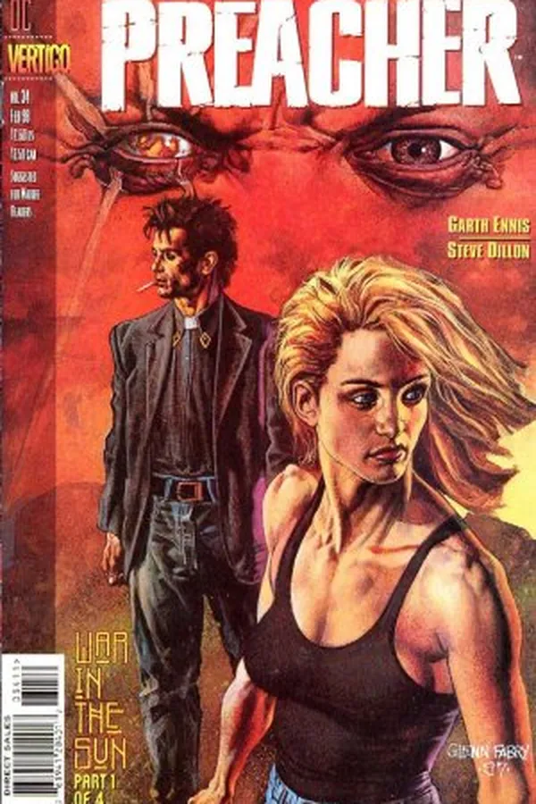 Capa de Preacher #34 - Era Uma Vez