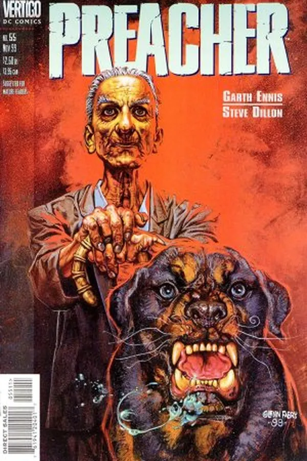 Capa de Preacher #55 - Prenúncio