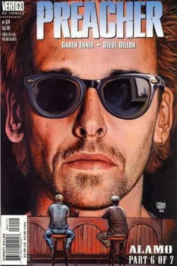 Capa de Preacher #64 - Se Eu Soubesse o Caminho Eu Voltaria Pra Casa