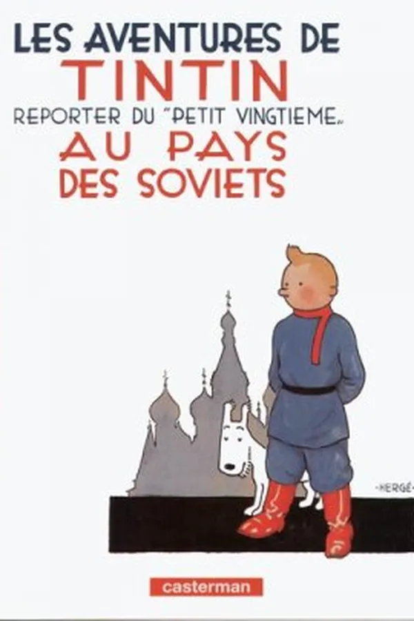 Capa de Tintin au pays des Soviets