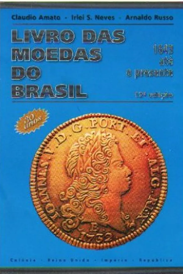 Capa de Livro das Moedas do Brasil