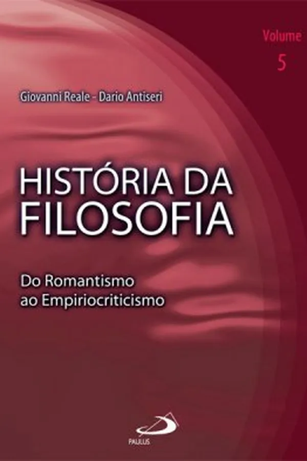 Capa de História da Filosofia - Vol. 5