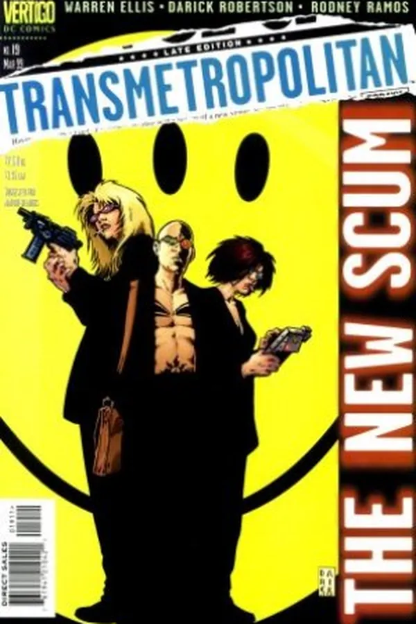 Capa de Transmetropolitan