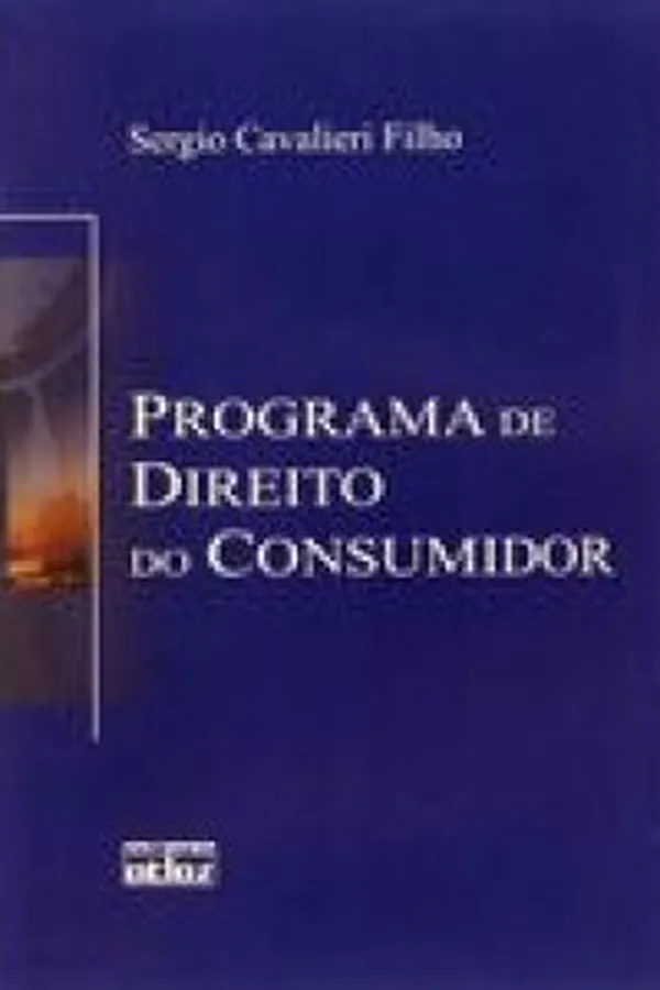 Cover of Programa de Direito do Consumidor